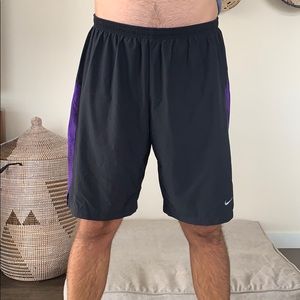 Nike Pro Combat Dri Fit Running Shorts w/ Liner